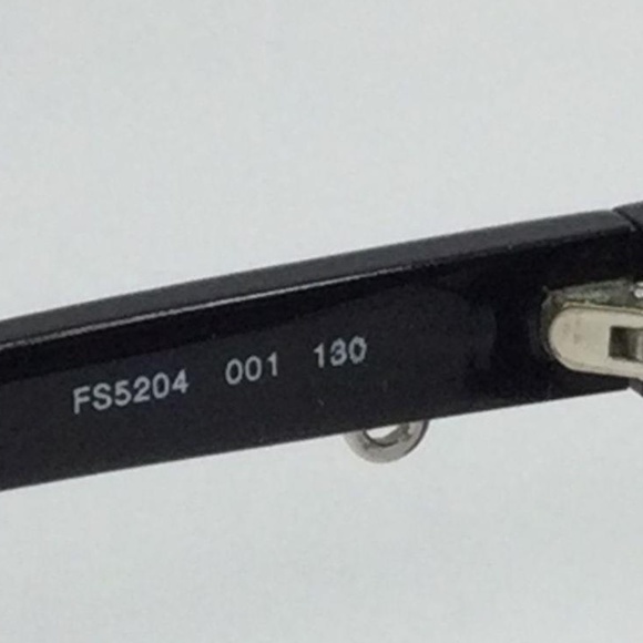 Fendi FS5204 001 Women's Black Oversized Gradient Gray Non-Polarized Sunglasses - Picture 8 of 8